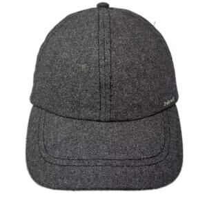 Hind Baseball Cap Gray OS Wool Blend Adjustable Embroidered Logo Strapback Hat